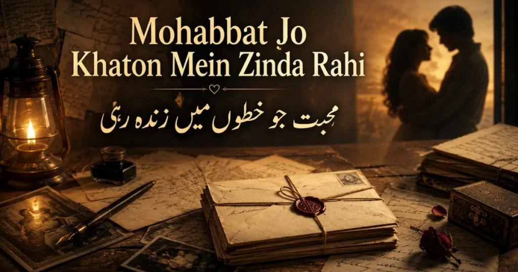 Mohabbat Jo Khaton Mein Zinda Rahi